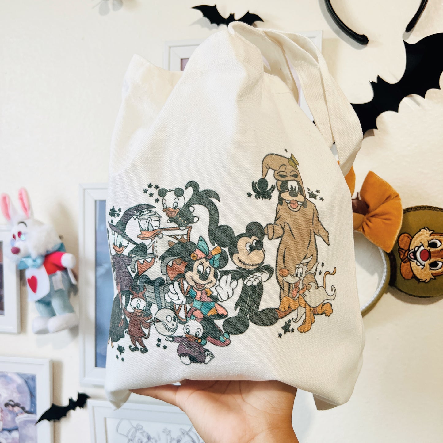 Spooky friends tote