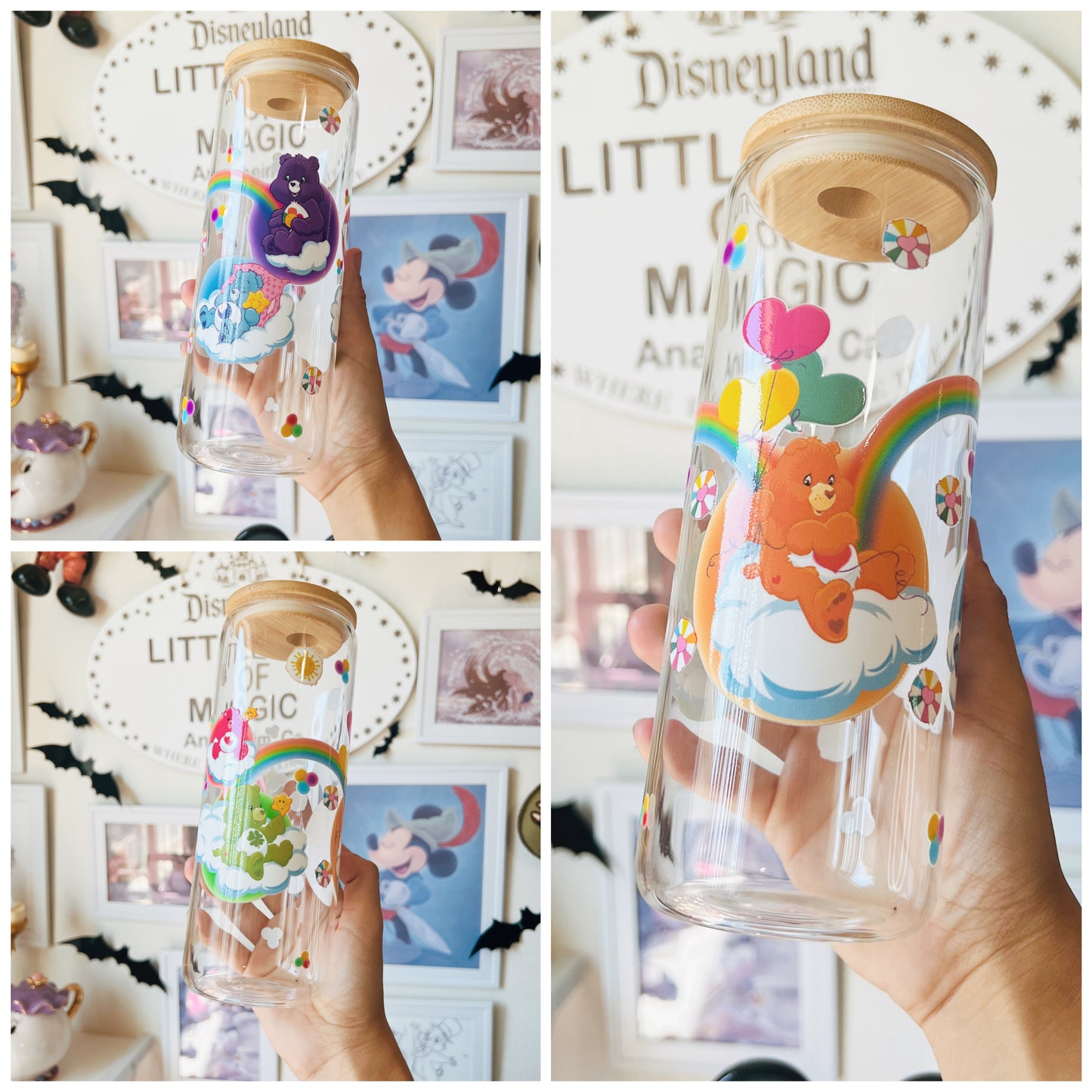 Limited rainbow bears glass