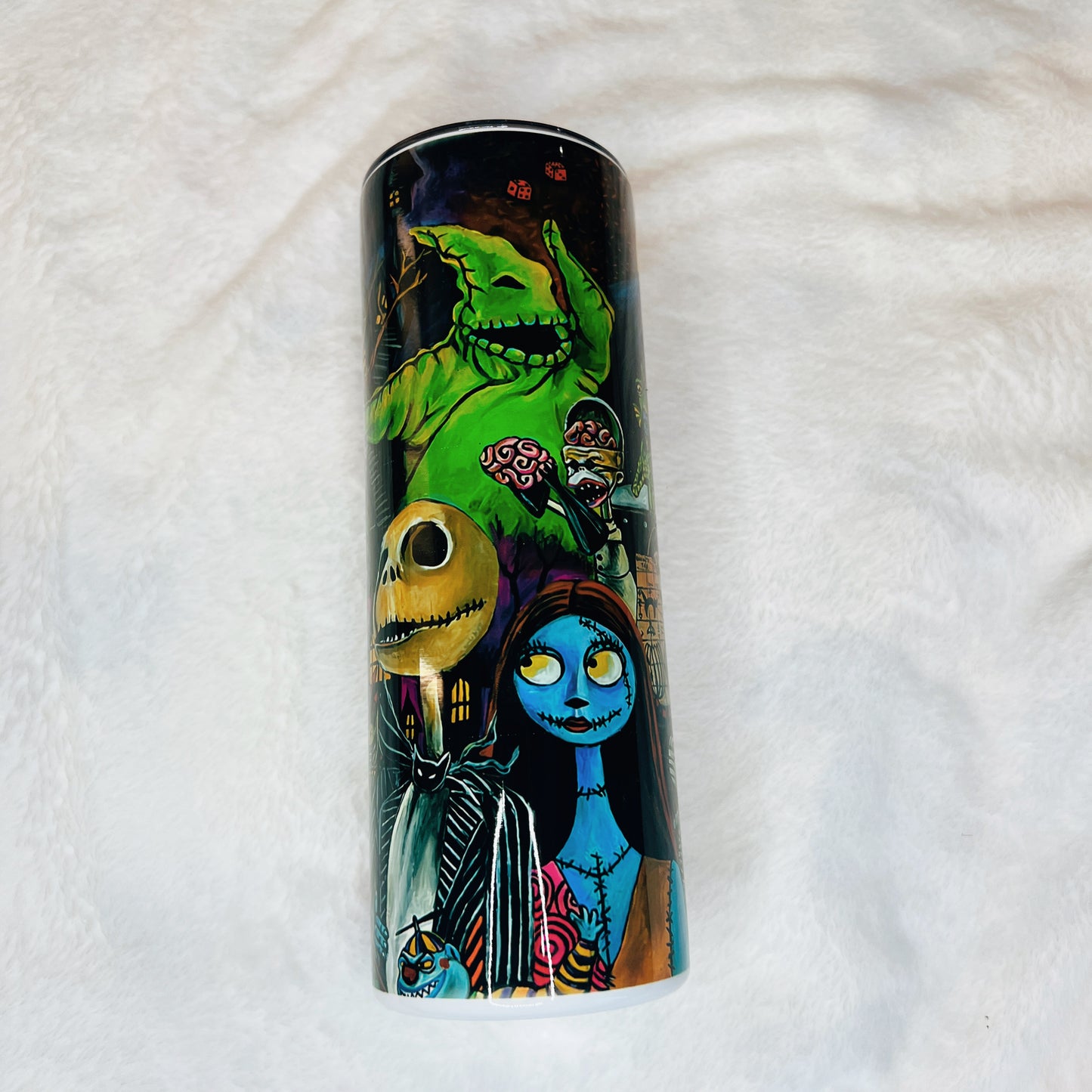 Nightmare town tumbler