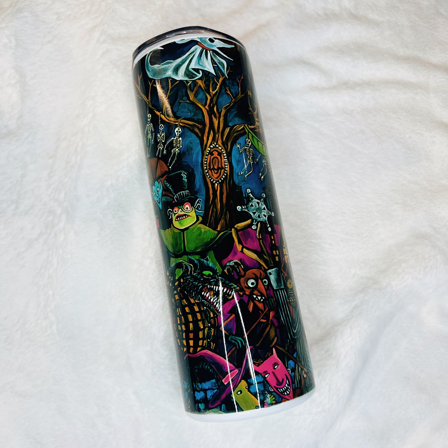 Nightmare town tumbler