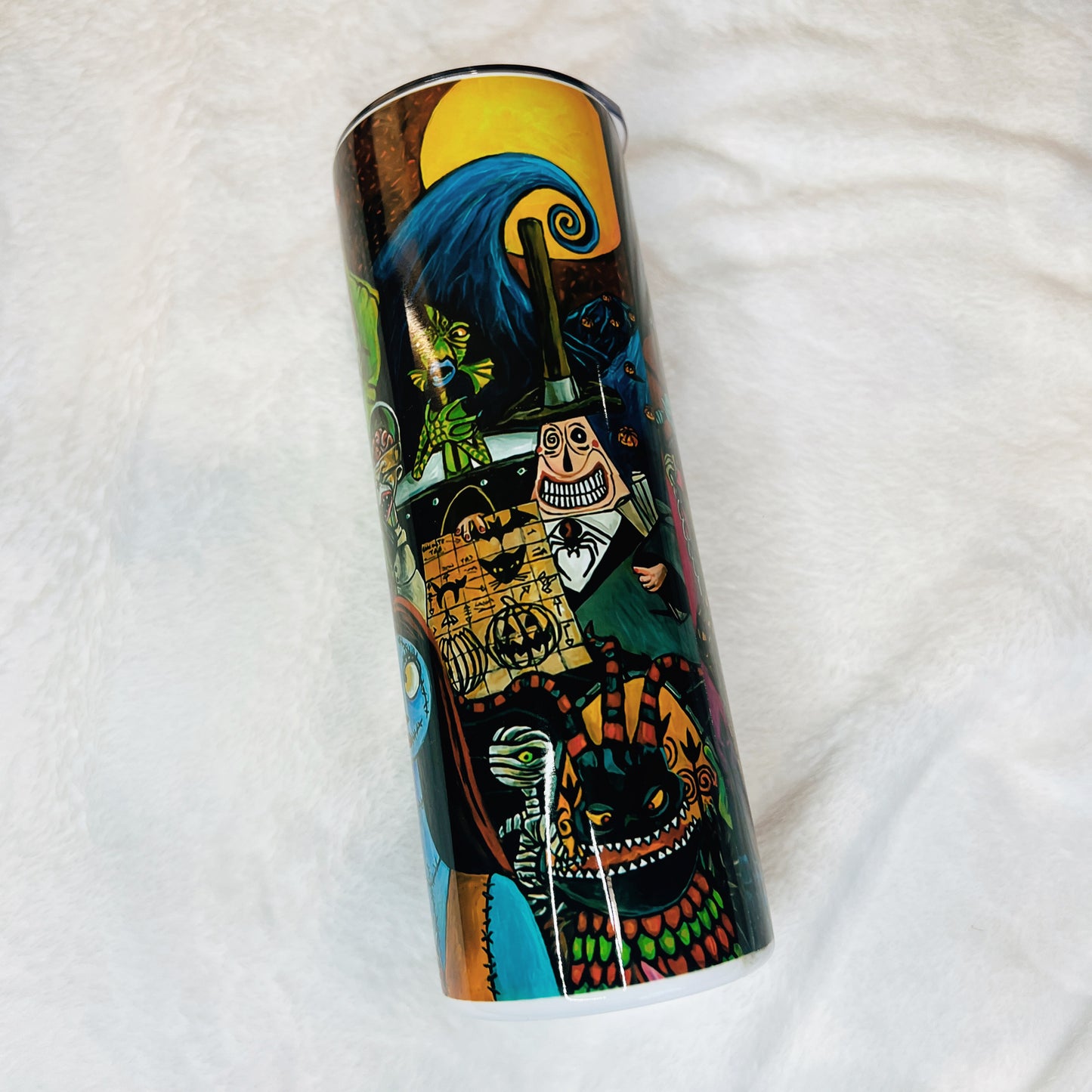 Nightmare town tumbler