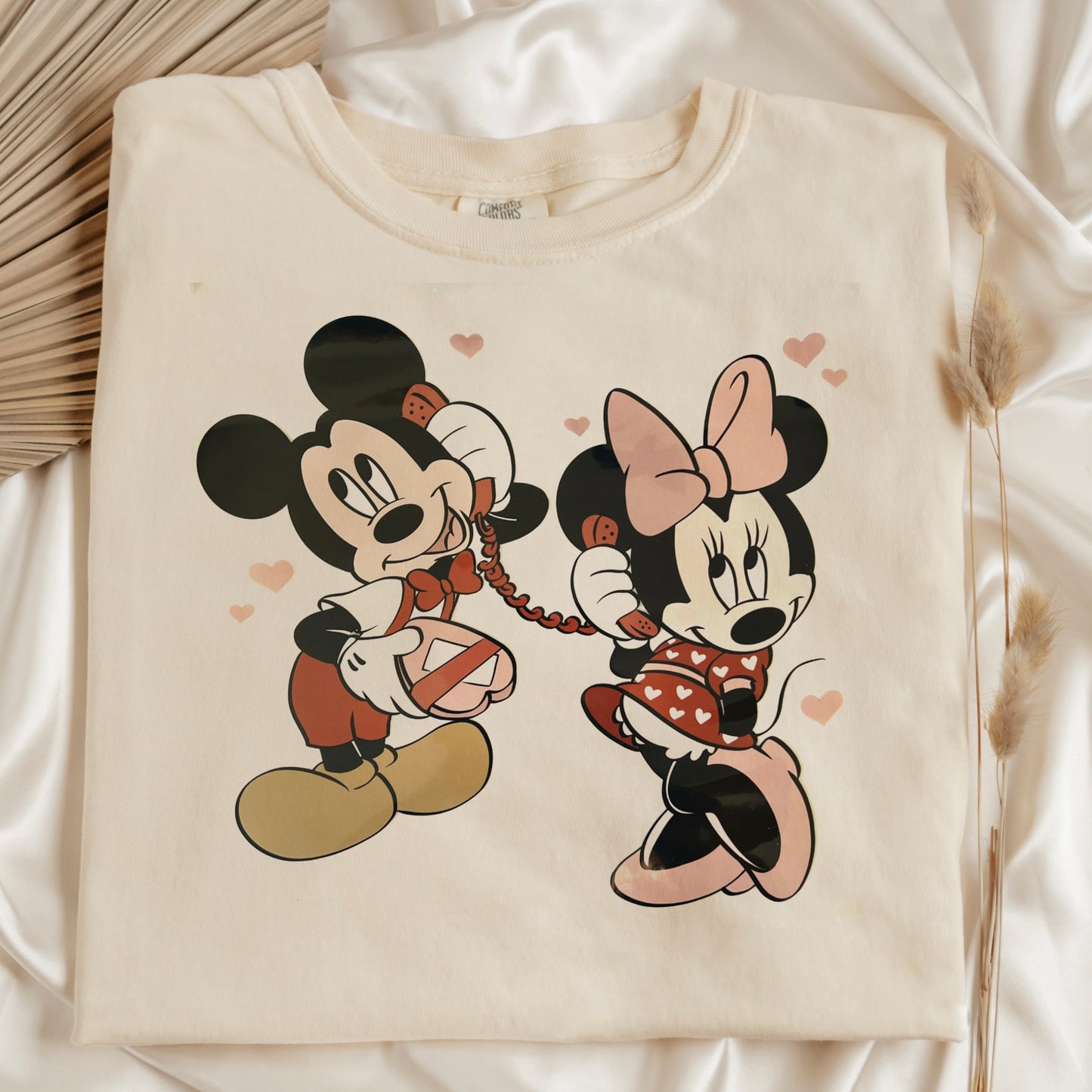 Love chat mice Adult unisex T-shirt