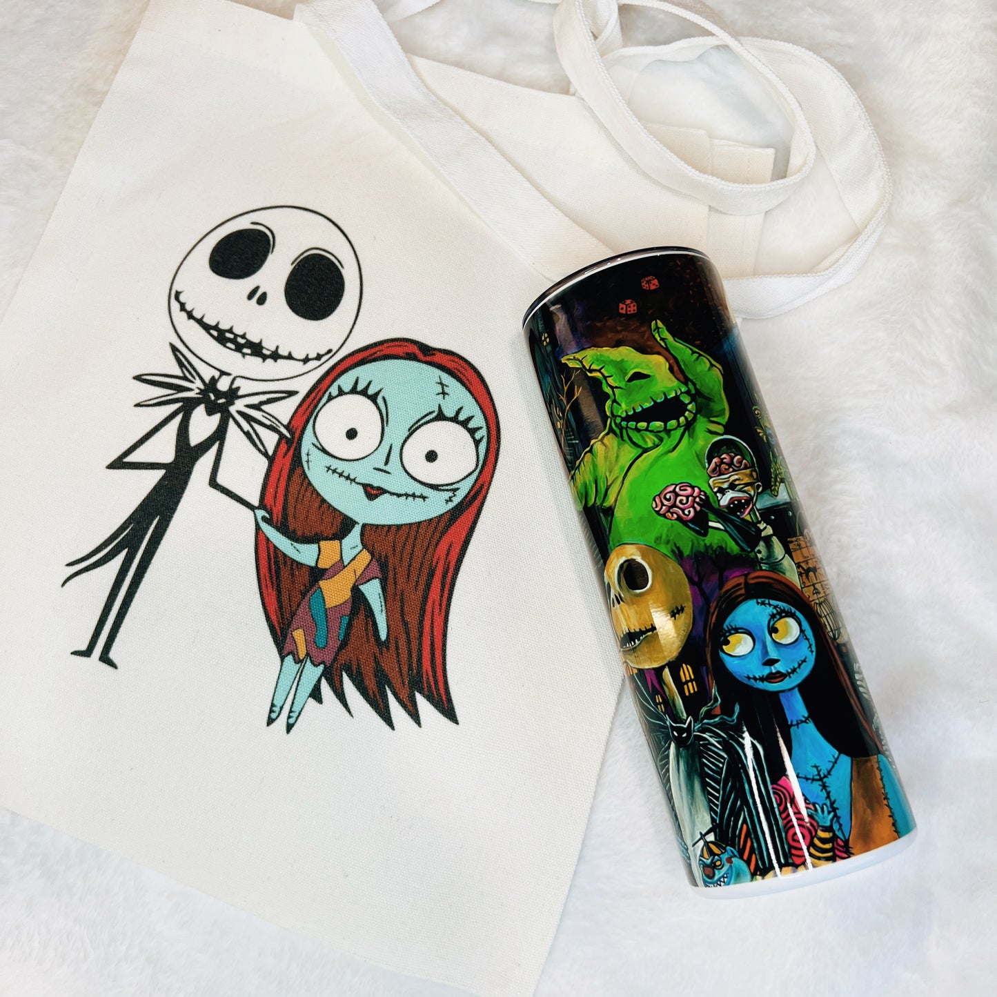 Nightmare town tumbler